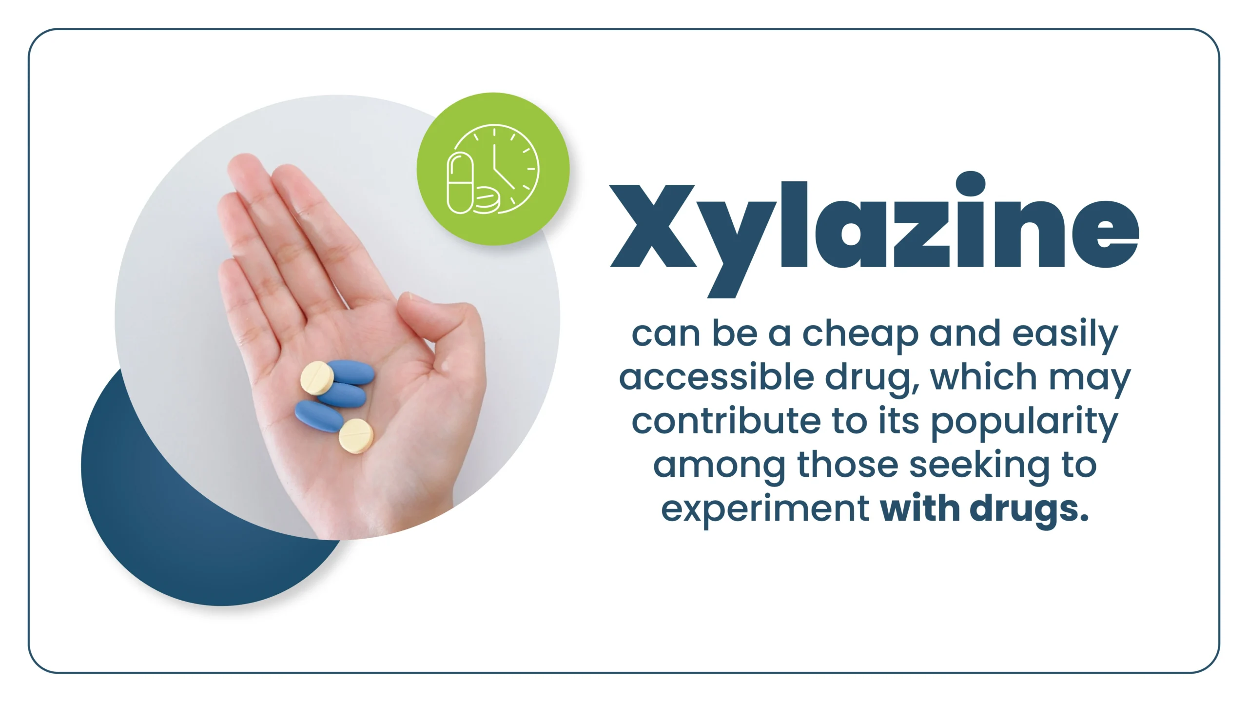 Xylazine can be a cheap and easily accessible drug, which may contribute to its popularity among those seeking to experiment with drugs.